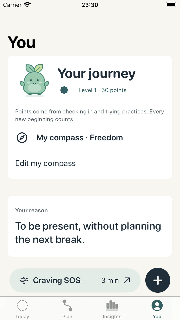 Unheated — compass